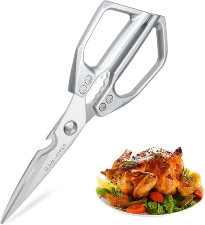 Kitchen Scissors, Poultry Shears Heavy Duty, Heavy Duty Kitchen Shears, Stainless Steel Poultry Scissors for Turkey, Chicken, Thanksgiving, Christmas Day