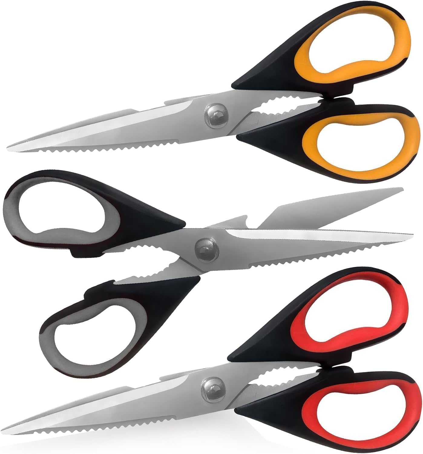 Kitchen Scissors, Poultry Shears Heavy Duty, Heavy Duty Kitchen Shears, Stainless Steel Poultry Scissors for Turkey, Chicken, Thanksgiving, Christmas Day