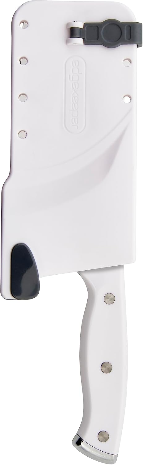 EdgeKeeper 6" Cleaver - Built-In Sharpener (White)