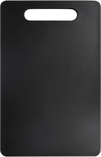 Plastic Utility Cutting Board with Handles, Food Safe PP Material, BPA Free, Dishwasher Safe, Thick Chopping Board, Large Size, Easy Grip Handle, for Kitchen (Yellow),14.2 x 9"