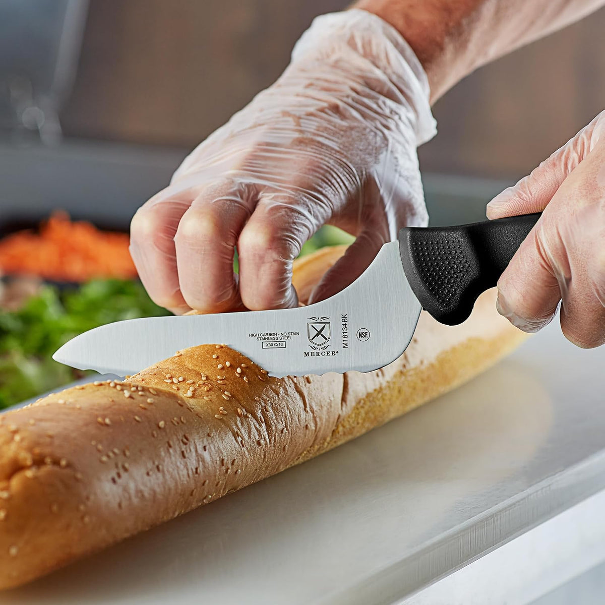 M23870 Millennia Black Handle, 12-Inch, Slicer