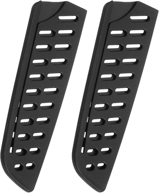 2Pcs Knife Cover Sleeves Blade Edge Guards for 5" Santoku Knife Blade Edge Protector Cover Universal Knife Sheath for Kitchen, Black