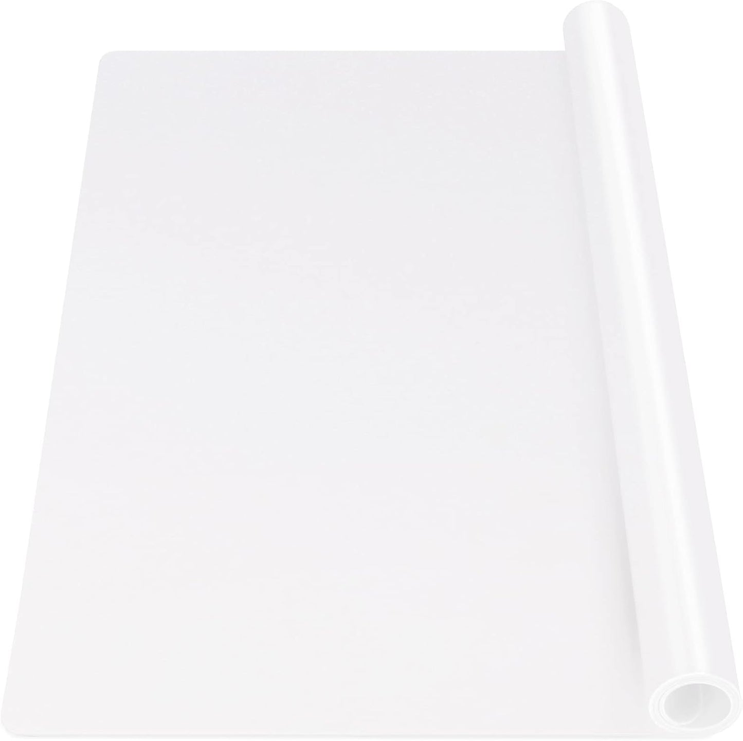 Silicone Craft Sheet - Large Nonstick Nonskid Mat, Countertop Protector, Table Placemat, Resin Casting Molds Mat, 27.6" x 19.7", Light Gray