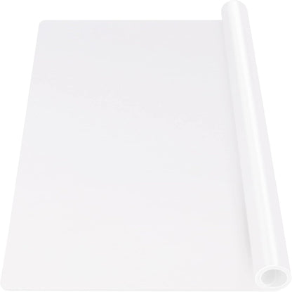 Silicone Craft Sheet - Large Nonstick Nonskid Mat, Countertop Protector, Table Placemat, Resin Casting Molds Mat, 27.6" x 19.7", Light Gray