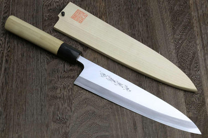 Yoshihiro Kasumi White Steel Mioroshi Filet Sushi Sashimi Japanese Chef Knife (9.5'' (240mm))