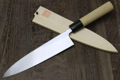 Yoshihiro Kasumi White Steel Mioroshi Filet Sushi Sashimi Japanese Chef Knife (9.5'' (240mm))