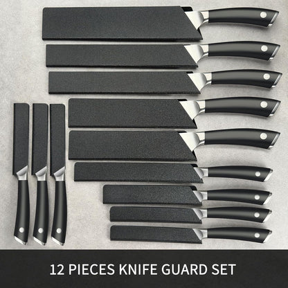12-Piece Knife Edge Guard Set Waterproof Felt Lined BPA-Free