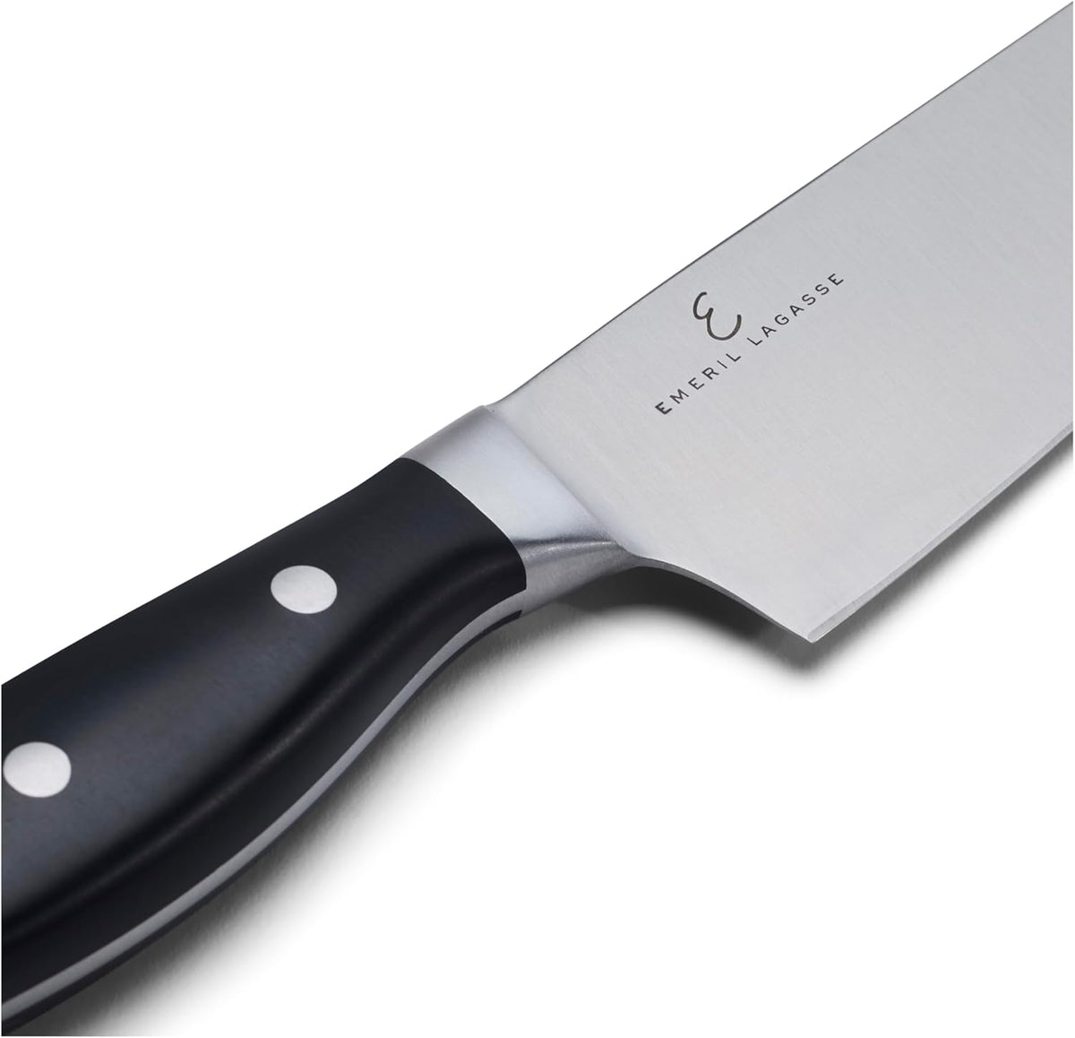 x Emeril, Nola Self Sharpening 7-Pc Knife Set, German Engineered | Automatically Sharpens Knives When Stored in The Knife Block. Dishwasher Safe, Comfortable Handle, Effortless Cutting.