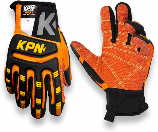 KEV Work Gloves for Men & Women, Cut & Impact Resistant ARAMID Palm, Flexible Mechanic Gloves with big abrasion Protection