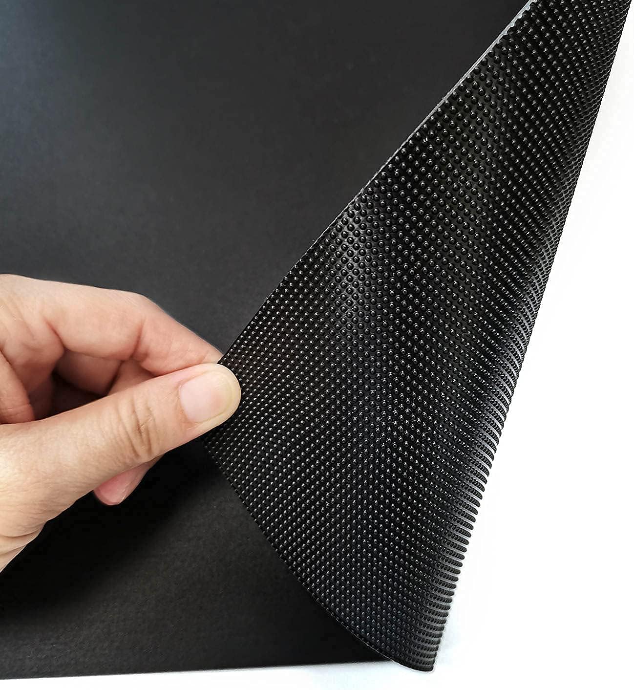 Please review description before purchase. Set of 2 Cutting board mat (Black-White, X-Large 22.5w"x20"hx.040"thick)