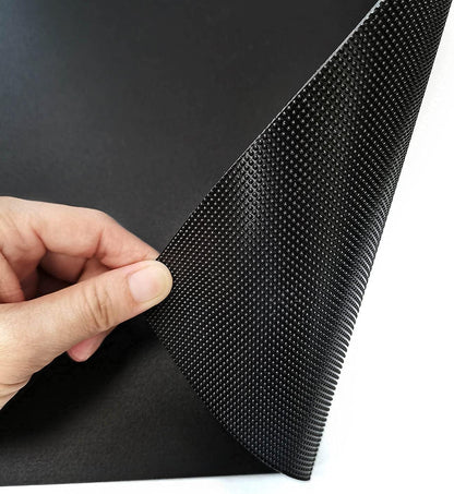 Please review description before purchase. Set of 2 Cutting board mat (Black-White, X-Large 22.5w"x20"hx.040"thick)
