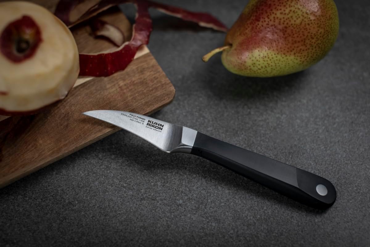 Culinary Forged Paring Knife, Peeling Knife for Fruits and Vegetables, Bird Beak Blade, Forged Stainless Steel, Made in Portugal
