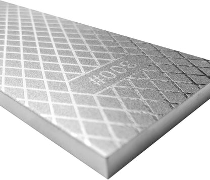 Double sided diamond grinding stone with a mesh size of 200/600，300/1000，400/1000，400/1200, with leather straps, suitable for kitchen, outdoor and other cutting tools (TD180-400/100)