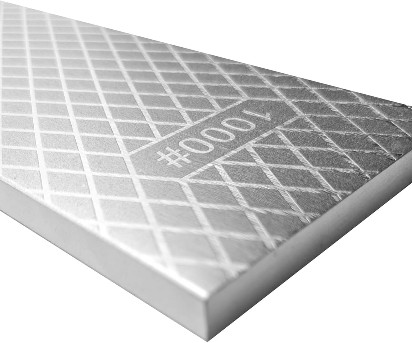 Double sided diamond grinding stone with a mesh size of 200/600，300/1000，400/1000，400/1200, with leather straps, suitable for kitchen, outdoor and other cutting tools (TD180-400/100)