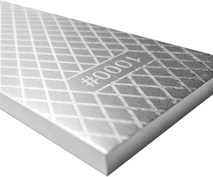 Double sided diamond grinding stone with a mesh size of 200/600，300/1000，400/1000，400/1200, with leather straps, suitable for kitchen, outdoor and other cutting tools (TD180-400/100)