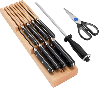 Classic 11-pc Knife Block Set with In-Drawer Knife Tray