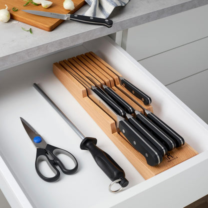 Classic 11-pc Knife Block Set with In-Drawer Knife Tray