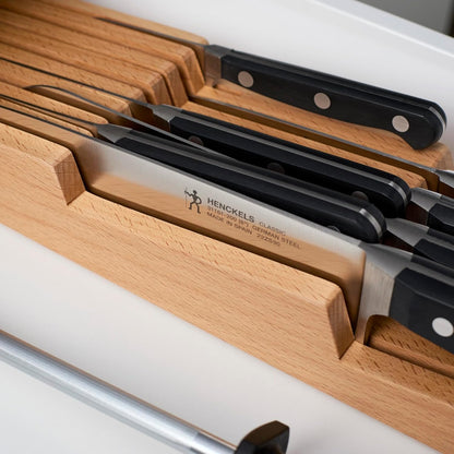 Classic 11-pc Knife Block Set with In-Drawer Knife Tray
