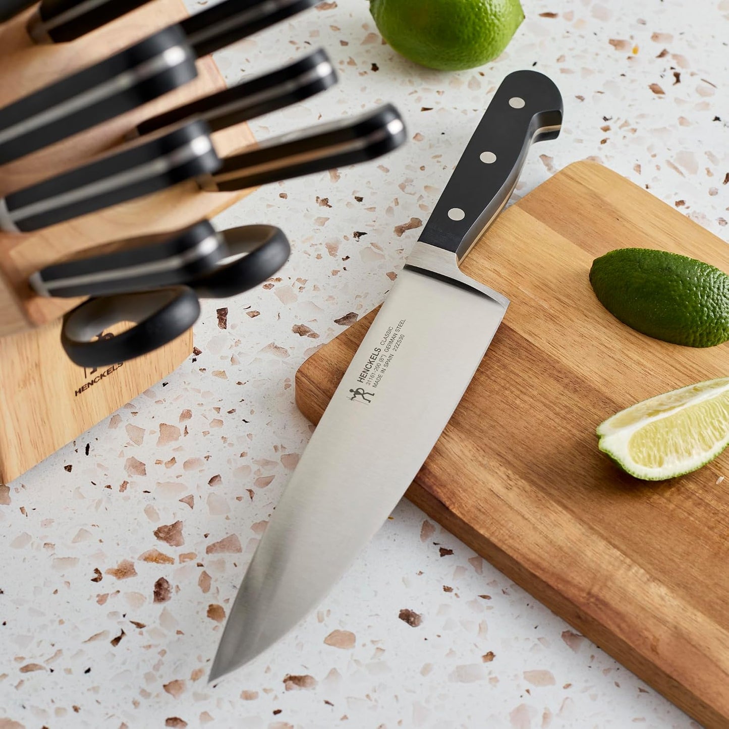 Classic 11-pc Knife Block Set with In-Drawer Knife Tray