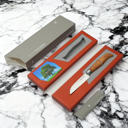 3.5” Paring Knife – Swedish Steel, Olive Wood Handle