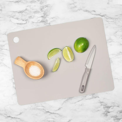 Large Flexible Cutting Mats Set of 4 Chopping Boards for Meal Prep Cut Slice Dice Fruits Veggies & Meats, Easy Clean Dishwasher Safe Assorted Small Nylon Cutting Board Mat Set, 15" L X 11" W
