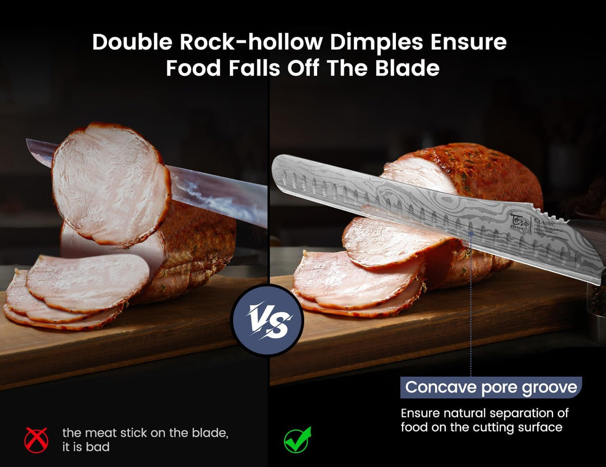 Butcher Breaking Knife for Meat Cutting, 10.5 Inch Carving Knife