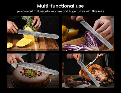 Butcher Breaking Knife for Meat Cutting, 10.5 Inch Carving Knife