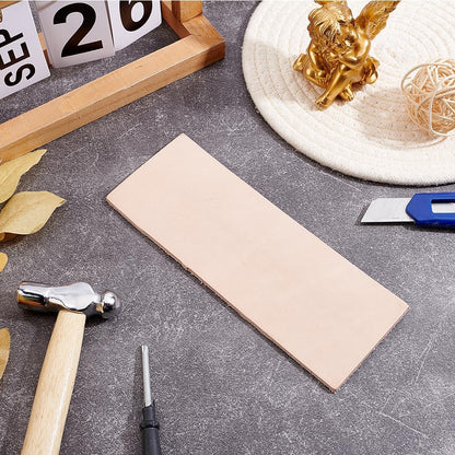 7.95 x 2.95 Inch Stropping Genuine Leather Honing Strop Sharpener Double-Sided Cowhide Leather Sharp Edges Strop Polishing Woodcarving Tools for Knife Sharpening Polish