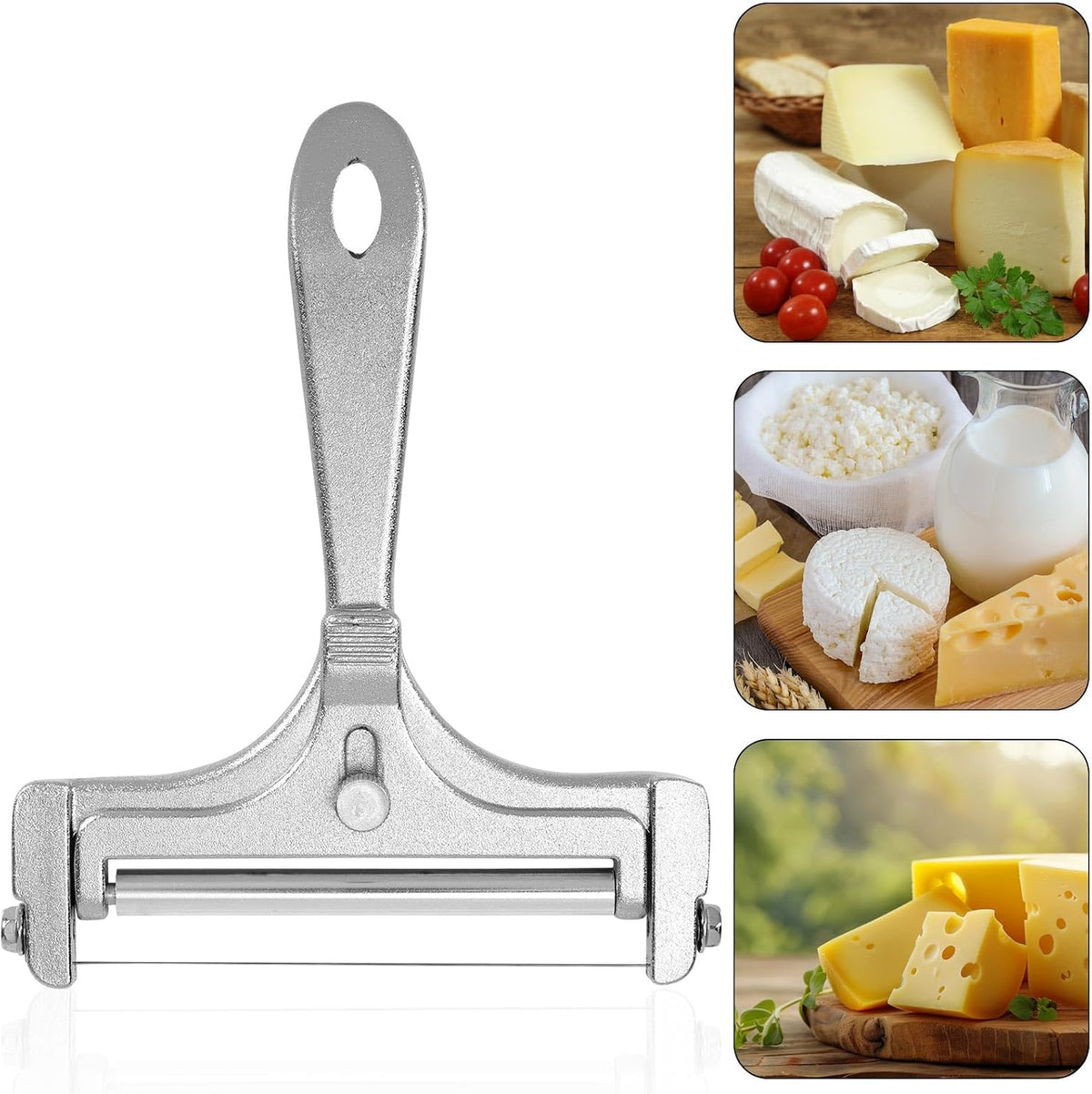Cheese Cutter, Stainless Steel Cheese Slicer