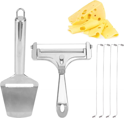Cheese Cutter, Stainless Steel Cheese Slicer