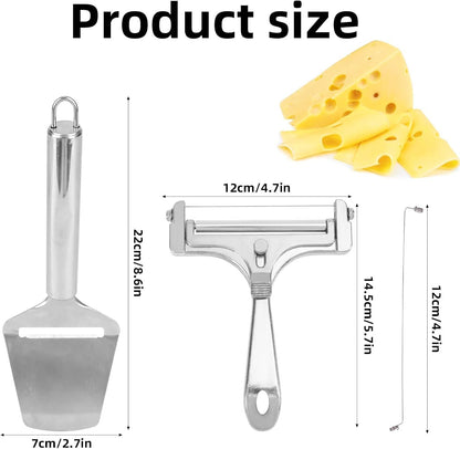Cheese Cutter, Stainless Steel Cheese Slicer