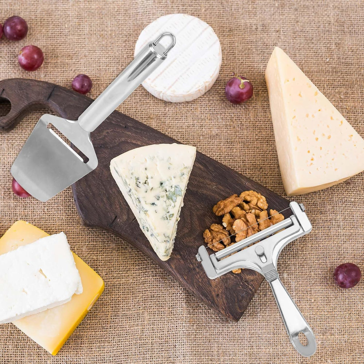 Cheese Cutter, Stainless Steel Cheese Slicer