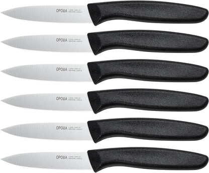 Paring Knife Set of 6,Stainless Stee,Straight Edge,PP Handle,Color