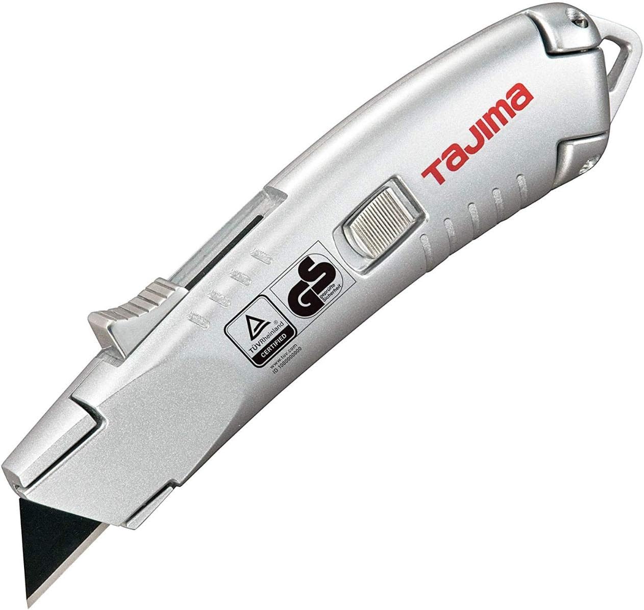 Tajima Utility Knife - VR-Safety Knife Box Cutter with Self Retracting Blade & 3 V-REX Blades - VR-103