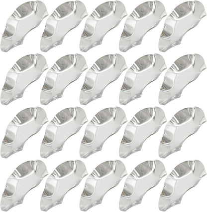 304 Stainless Steel Oyster Shells Oyster Grilling Shells for Cooking Oysters Shrimp Scallops Clams