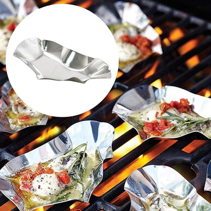 304 Stainless Steel Oyster Shells Oyster Grilling Shells for Cooking Oysters Shrimp Scallops Clams