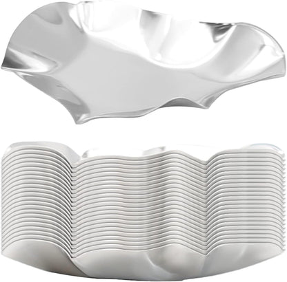 304 Stainless Steel Oyster Shells Oyster Grilling Shells for Cooking Oysters Shrimp Scallops Clams