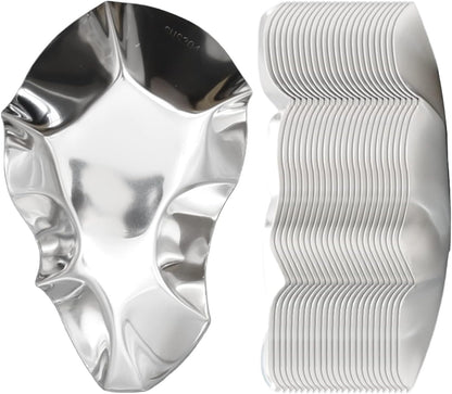 304 Stainless Steel Oyster Shells Oyster Grilling Shells for Cooking Oysters Shrimp Scallops Clams