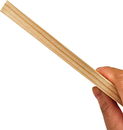 4PCS Rectangle Wood Boards Unfinished Wood Blocks for Crafting, 8x6x1in Blank Whittling Wooden Blocks for Wood Carving,Painting & Burning