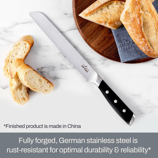Forged Knives, Bread Knife, 8 inch