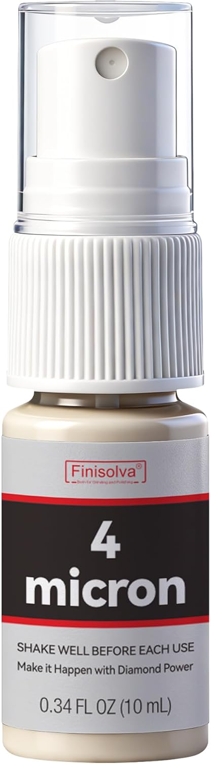 2 Micron Diamond Emulsion, Diamond Stropping Compound for Knife Sharpening | 0.34 Fl OZ/10 ML Suspension for Leather Strops, Wool Pads & Polishing Cloths; Polishes Tools, Metal, Glass, Ceramic & Stone