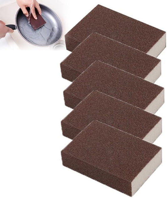Magic Emery Cleaning Sponge, Nano Carborundum Sponge, Magic CleaningSponge, for Removing Rust Cleaning Pots and Pans (5pcs)