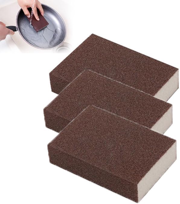 Magic Emery Cleaning Sponge, Nano Carborundum Sponge, Magic CleaningSponge, for Removing Rust Cleaning Pots and Pans (5pcs)
