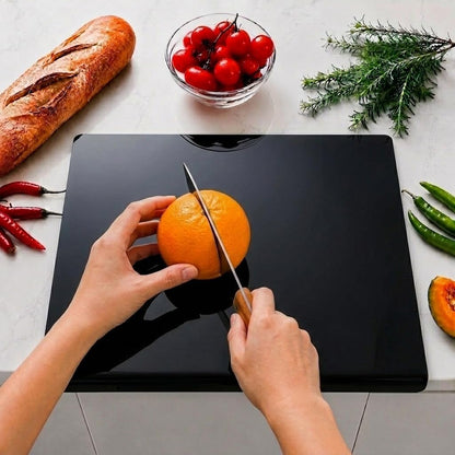 Clear Acrylic Cutting Board with Counter Lip 17.5"x13.4"