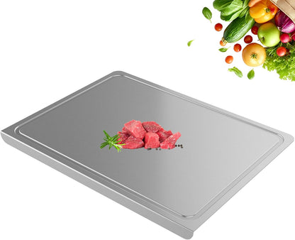 Clear Acrylic Cutting Board with Counter Lip 17.5"x13.4"
