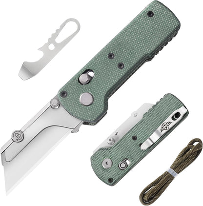 Otacle U1 Folding Utility Knife with Quick Change Blade & Rail Lock