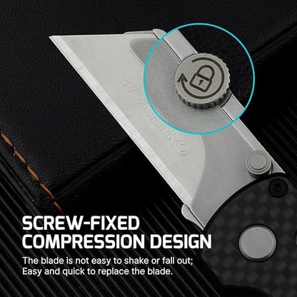 Otacle U1 Folding Utility Knife with Quick Change Blade & Rail Lock