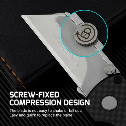 Otacle U1 Folding Utility Knife with Quick Change Blade & Rail Lock