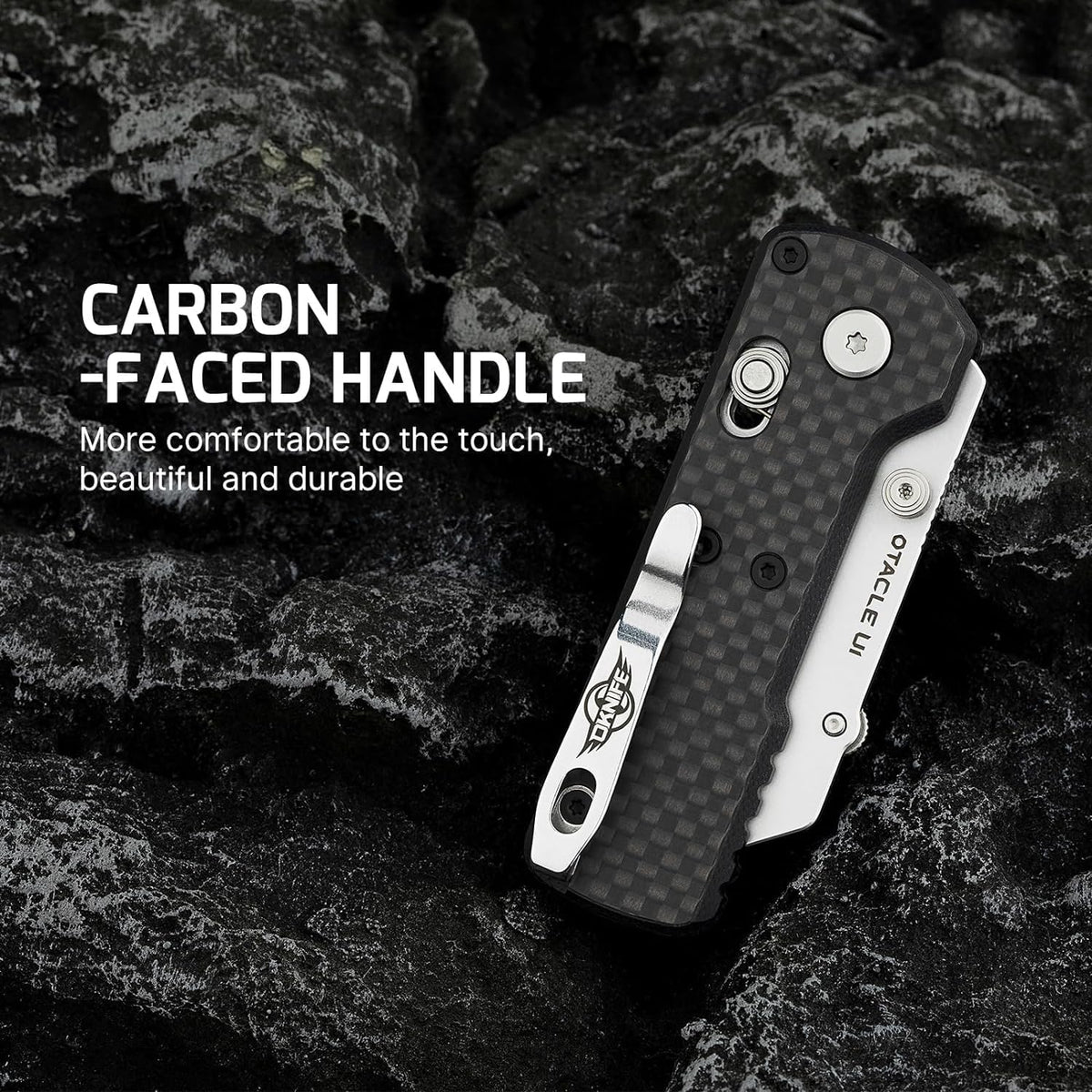 Otacle U1 Folding Utility Knife with Quick Change Blade & Rail Lock