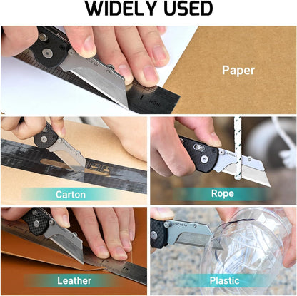 Otacle U1 Folding Utility Knife with Quick Change Blade & Rail Lock